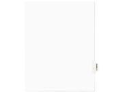 Avery Style Preprinted Legal Side Tab Divider Exhibit R Letter White 25 Pack