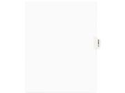 Avery Style Preprinted Legal Side Tab Divider Exhibit O Letter White 25 Pack