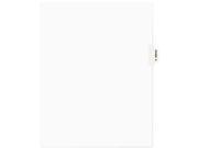 Avery Style Preprinted Legal Side Tab Divider Exhibit N Letter White 25 Pack