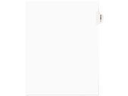 Avery Style Preprinted Legal Side Tab Divider Exhibit L Letter White 25 Pack