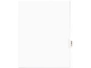 Avery Style Preprinted Legal Side Tab Divider Exhibit G Letter White 25 Pack