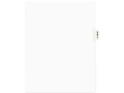 Avery Style Preprinted Legal Side Tab Divider Exhibit D Letter White 25 Pack