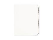 Avery Style Legal Exhibit Side Tab Divider Title 451 475 Letter White