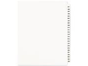 Avery Style Legal Exhibit Side Tab Divider Title 401 425 Letter White