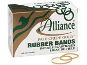 Alliance 20325 Pale Crepe Gold Rubber Bands Size 32 3 x 1 8 1lb Box