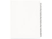 Avery Style Legal Exhibit Side Tab Divider Title 376 400 Letter White