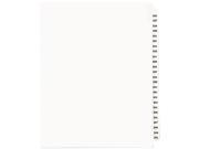 Avery Style Legal Exhibit Side Tab Divider Title 326 350 Letter White