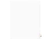 Avery Style Legal Exhibit Side Tab Divider Title 100 Letter White 25 Pack