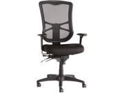 Alera EL41ME10B Elusion Series Mesh High Back Multifunction Chair Black