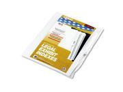 Kleer Fax 91814 90000 Series Legal Exhibit Index Dividers 1 26 Cut Tab Title N 25 Pack