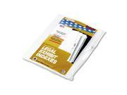 Kleer Fax 91808 90000 Series Legal Exhibit Index Dividers 1 26 Cut Tab Title H 25 Pack