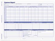Adams 9032 Weekly Expense Report Forms Two Part Carbonless 11 x 8 1 2 Two Part 50 Pack
