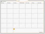 AT A GLANCE WallMates Self Adhesive Dry Erase Monthly Planning Surface White 24 x 18