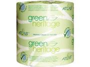 Atlas Paper Mills 280GREEN Green Heritage Bathroom Tissue 2 Ply 500 Sheets Roll 80 Rolls Carton