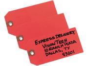 Shipping Tags Paper 4 3 4 x 2 3 8 Red 1 000 Box