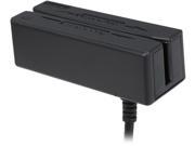 ID TECH IDMB 354133BX MiniMag Duo Dual Headed Magnetic Card Reader Black USB Keyboard Emulation Track 1 2 3
