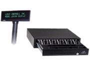 Bematech BUNDLE P1 Kit LD1000 Slimline Economy Pole Display and CD415 Cash Drawer
