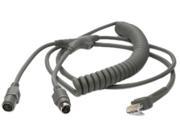 Honeywell CBL 720 300 C00 PS 2 Keyboard Wedge black 9.84 Cable for Honeywell Xenon 1900 Area Imaging Scanner