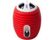 Sunbeam 72 SB554 Red Rechargeable Portable Speaker with Cable