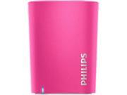 PHILIPS BT100P 27 Anticlipping Bluetooth Portable Speaker Pink