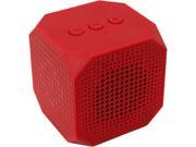 MQbix MQBK3010RED MUSICUBE Wireless Portable Bluetooth Speaker with Built In Mic and Rechargeable Battery