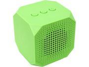 MQbix MQBK3010GRN MUSICUBE Wireless Portable Bluetooth Speaker with Built In Mic and Rechargeable Battery