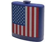 iHome iBT12AMFLXC Rechargeable Flask Shaped Bluetooth Stereo Speaker with Custom Sound Case Flag