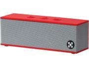 Moki ACCBBXR BassBox Portable Bluetooth Speaker with Microphone Red