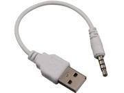INSTEN Premium White USB Data Charging Adapter Adaptor Compatible With Apple 2nd Generation Shuffle 675571