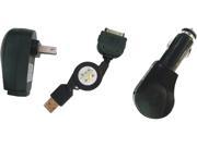 inland Pro iPhone and iPod 3 in 1 Charging Kit 08521