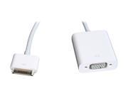 Apple MC552ZM B iPad Dock Connector to VGA Adapter OEM White
