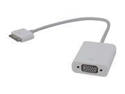 Apple MC552ZM A iPad Dock Connector to VGA Adapter OEM White
