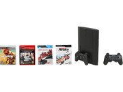 Sony PS3 250GB Bundle w/ 4 games and extra PS3 DUALSHOCK 3 Controller