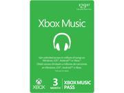 Microsoft 3 Month XBOX Music Pass Digital Code