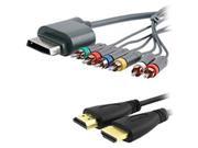 INSTEN 10FT High Speed HDMI Cable 1080P Premium HD Component Cable For Xbox 360