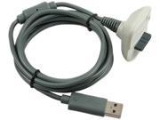 INSTEN USB Charging Cable for Microsoft Xbox 360 Xbox 360 Slim Wireless Controller