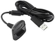 INSTEN Wireless Controller Charging Cable for MicroSoft xBox 360 Black