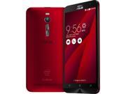 Asus Zenfone 2, 5.5" Red Unlocked Smartphone , Intel 2.3 GHz, 4G RAM, 64G Storage (ZE551ML-23-4G64GN-RD)