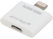CIRAGO IUSB1000 White Lightning to Micro USB Adapter
