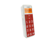 Just 5 Red Unlocked Large Buttoned Cell Phone W/ SOS