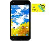 Blu Studio 5.5 D610a Gray Dual-SIM Android Cell Phone + H2O SIM Card