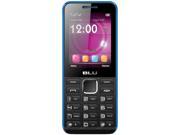 Blu Tank II TI93 24MB 2G Unlocked GSM Dual SIM Cell Phone 2.4 32MB RAM Black Blue