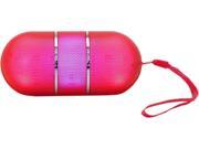 CycloneSound CY LBTJR 004 Red BOLT Jr. LED Light Bluetooth Speaker