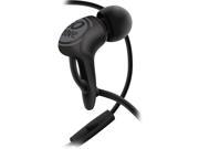 Ultra Durable AudiOHM HDX Ergonomic Earbud Headphones Black by GOgroove with Angled Noise Isolating Design and Handsfree Mic