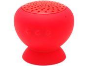 Inland 88154 Red Suction Bluetooth Wireless Speaker