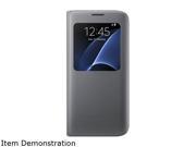 Samsung Galaxy S7 Edge S-View Cover Black - EF-CG935PBEGUS