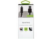 XENTRIS 39 0687 05 XP Black Charge Sync Micro USB