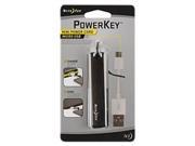 Nite Ize PKYU 09 R7 Smoke PowerKey Micro USB Mini Power Cord
