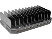 Tripp Lite U280 010 ST Black 10 Port USB Charger with Built In Storage