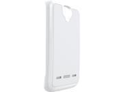 Mota White 2600 mAh Extended Battery Case Cable Shield F Samsung S4 MT SS4W